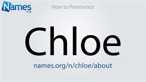 pronounce chloe|pronounce chloe in the bible.